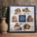 Carreau Créez votre propre collection de photos - 6 photos<br><div class="desc">Utilisez jusqu'à six photos carrés pour créer un cadeau unique et personnel. Si vous avez besoin d'ajuster les images,  cliquez sur l'outil personnaliser pour apporter des modifications.</div>
