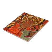 Carreau Créez votre propre Giraffe africaine unique design (Côté)