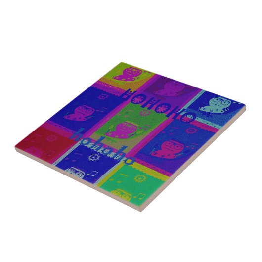 Carreau Créez votre propre Père Noël HoHoho Pop Art spécia (Côté)