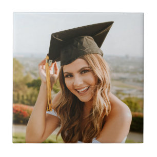 Carreau Créez Votre Propre Photo De Diplômé Personnalisée