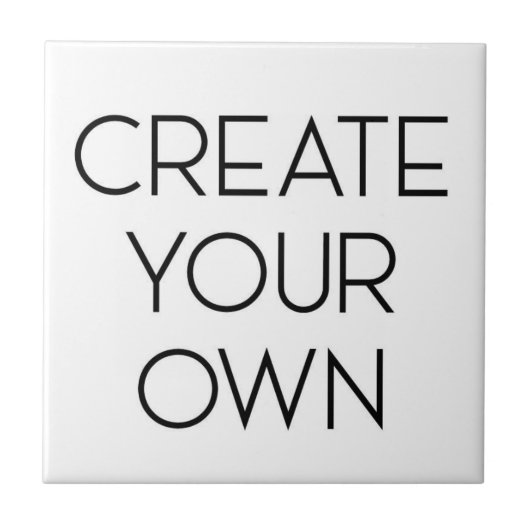 Carreau Créez votre propre sac de carrosserie (Devant)