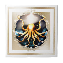 Crème décorative kraken or océan