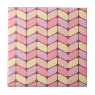 Carreau Crème Glacée Rectangles Diagonaux Vintage