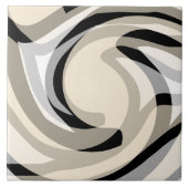 Carreau Crème noire et gris (Devant)