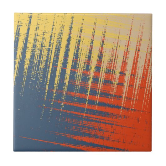 Carreau Crème rouge jaune bleu (Devant)