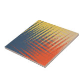 Carreau Crème rouge jaune bleu (Côté)