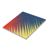 Carreau Crème rouge jaune bleu (Côté)