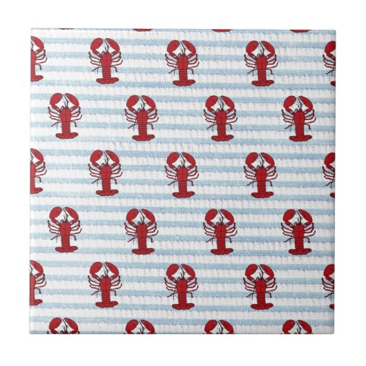 Carreau crépon de coton de homard (Devant)