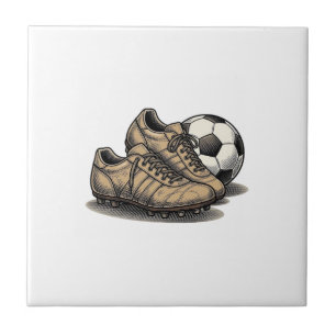Carreau Crépuscule Crampons De Football Et Conception De T