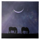 Carreau Crescent Moon et Chevaux (Devant)