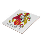 Carreau Crête de famille de guirlande (Côté)