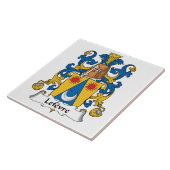 Carreau Crête de famille de Lefevre (Côté)