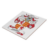 Carreau Crête de famille de Rocha (Côté)