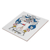 Carreau Crête de famille de Santiago (Côté)