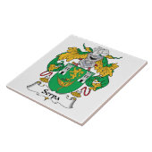 Carreau Crête de famille de Serpa (Côté)