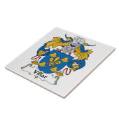 Carreau Crête de famille de Villar (Côté)