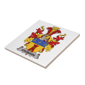 Carreau Crête de famille d'Erdmann (Côté)