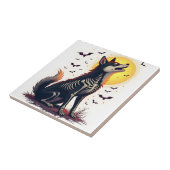 Carreau Cri de Shiba squelette (Côté)