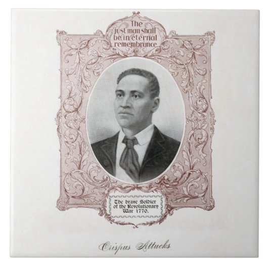 Carreau Crispus Attucks : Martyr de la révolution américai (Devant)