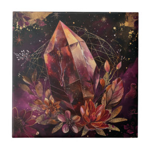 Carreau Cristal de Floral Galaxy Améthyste Mystique (1)