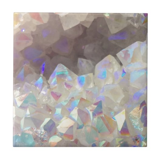 Carreau Cristaux iridescents d'aura (Devant)