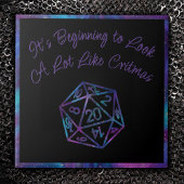 Carreau Critère RPG | Joueur de rôle Nebula Tabletop PnP