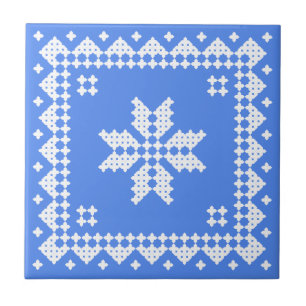 Carreau Crochet blanc - vous pouvez changer d'arrière - pl