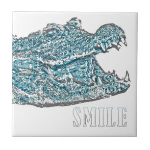 Carreau Crocodile du sourire