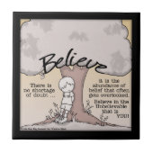 Carreau Croire l'arbre (Devant)