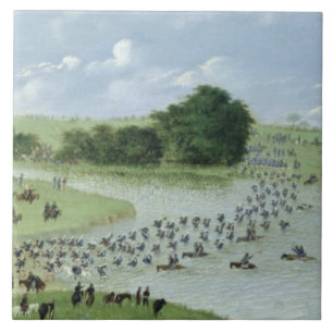 Carreau Croisement du Rio San Joaquin, Paraguay, 1865