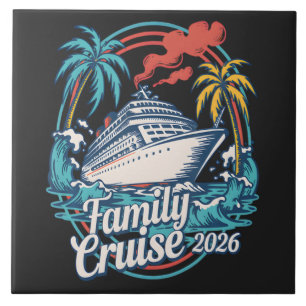 Carreau Croisière familiale Vacances d'été à la plage 2026