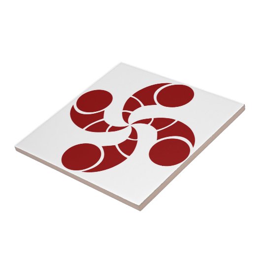 Carreau croix basque de golf (Côté)