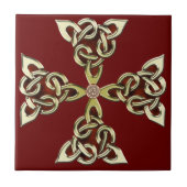 Carreau Croix celtique 2 de noeud (Devant)