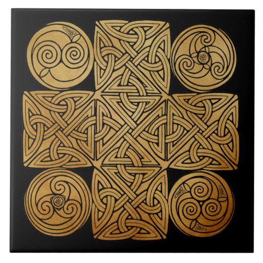 Carreau Croix de Knotwork de Celtic (Devant)