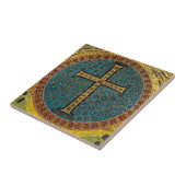 Carreau Croix de mosaïque de Ravenne (Côté)