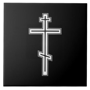 Carreau Croix orthodoxe
