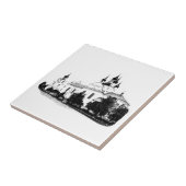 Carreau Croquis sur l'architecture de l'église orthodoxe (Côté)