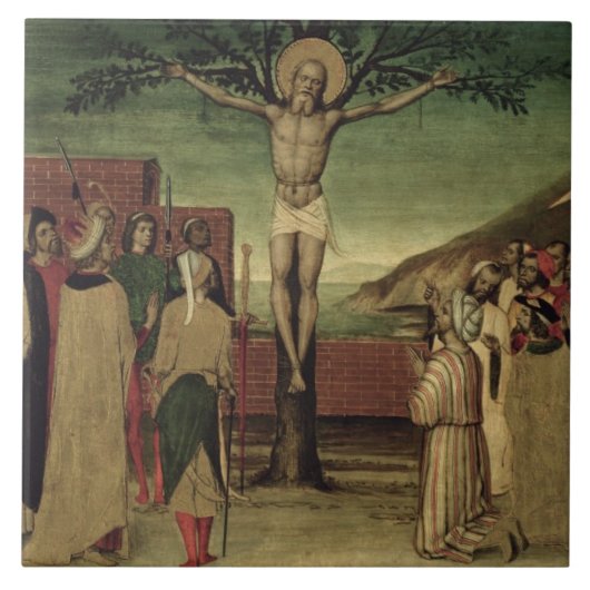 Carreau Crucifixion de St Andrew (Devant)