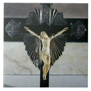 Carreau Crucifixion, XVIIème siècle (ivoire)