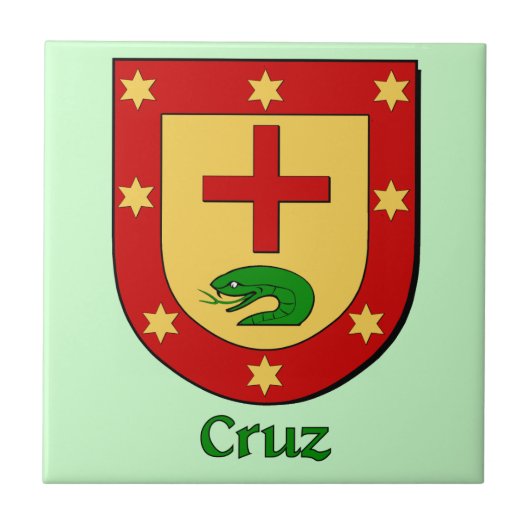 Carreau Cruz Family Shield (Devant)