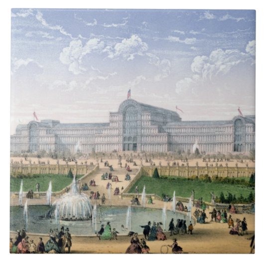 Carreau Crystal Palace, Sydenham, c.1862 (litho de (Devant)