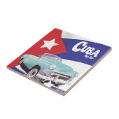 Carreau Cuba par avion (Côté)