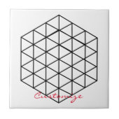 Carreau Cube 3D géométrique Thunder_Cove (Devant)