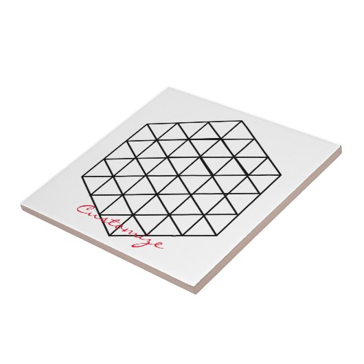 Carreau Cube 3D géométrique Thunder_Cove (Côté)