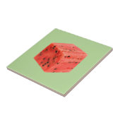 Carreau Cube d'origine frais de pastèque rouge sucrée (Côté)