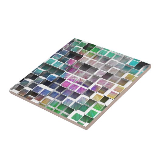 Carreau Cubes 3D colorés 1 (Côté)