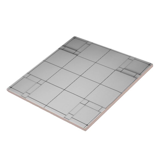 Carreau Cubes Abstraits (Côté)