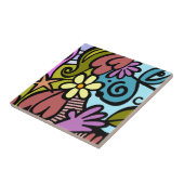 Carreau Cubisme Abstrait moderne (Côté)