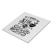 Carreau cuisine amusante art du mot maison (Côté)