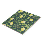 Carreau Cuisine botanique de la branche de citron (Côté)